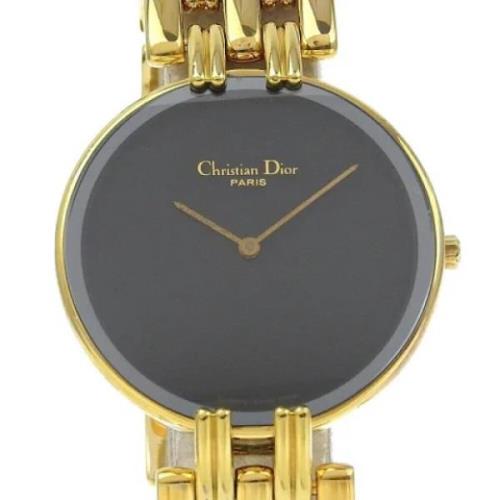 Pre-owned Metal watches Dior Vintage , Black , Dames