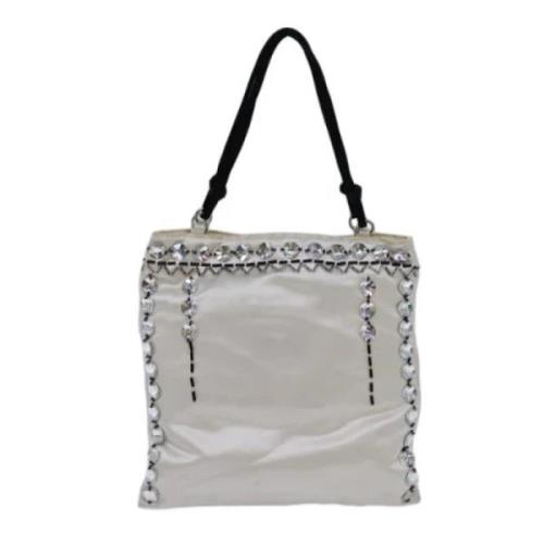 Pre-owned Fabric handbags Prada Vintage , White , Dames