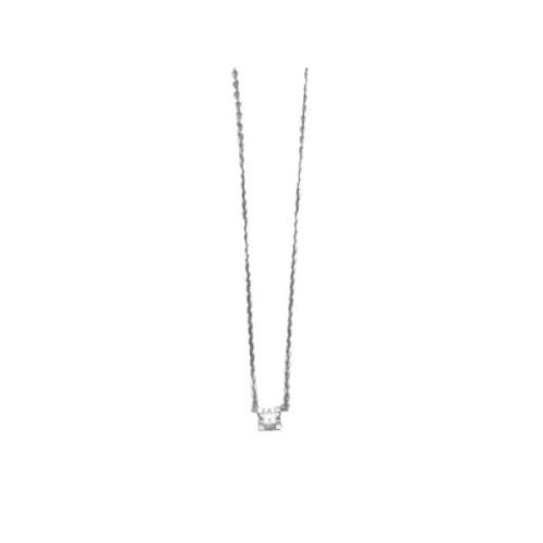 Pre-owned White Gold necklaces Cartier Vintage , Gray , Dames