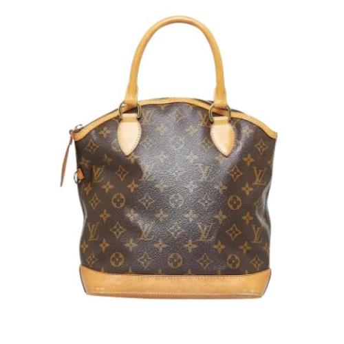 Pre-owned Canvas handbags Louis Vuitton Vintage , Brown , Dames