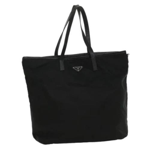 Pre-owned Nylon totes Prada Vintage , Black , Dames