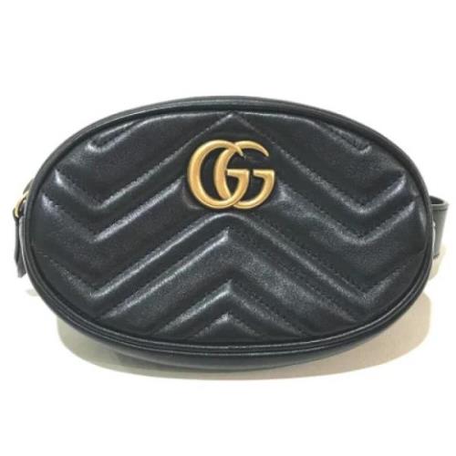 Pre-owned Leather gucci-bags Gucci Vintage , Black , Dames