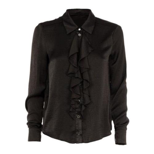 Zwarte zomer shirt voor vrouwen Patrizia Pepe , Black , Dames