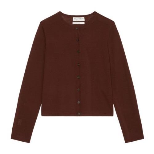 Cardigan regular Marc O'Polo , Brown , Dames