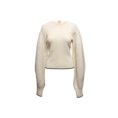 Pre-owned Wool tops Loewe Pre-owned , Beige , Dames