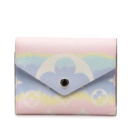 Pre-owned Canvas wallets Louis Vuitton Vintage , Pink , Dames