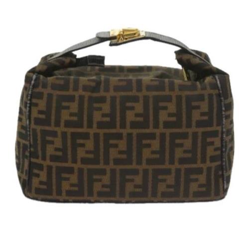 Pre-owned Canvas fendi-bags Fendi Vintage , Brown , Dames