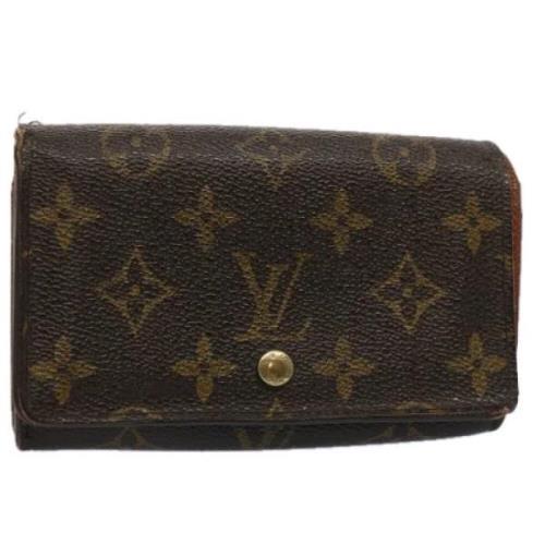 Pre-owned Canvas wallets Louis Vuitton Vintage , Brown , Dames