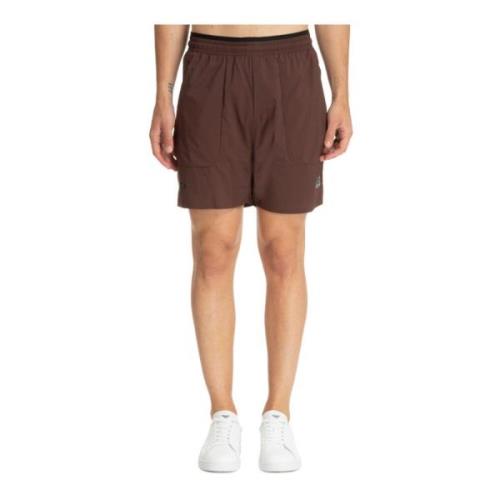 Track Shorts met Trekkoord Taille Emporio Armani EA7 , Brown , Heren