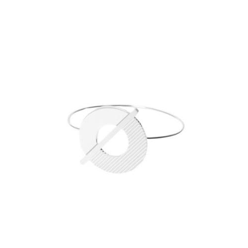 Alpha Rhodium-Plated Silver Armband Paola Krauze , Gray , Dames