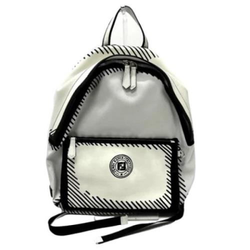 Pre-owned Canvas fendi-bags Fendi Vintage , White , Heren