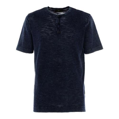 Sportieve Heren T-Shirt Blauw Navy Liu Jo , Blue , Heren