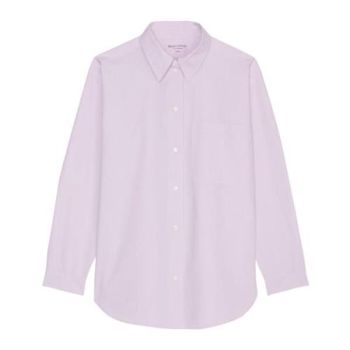 Boyfriend shirt blouse oversized Marc O'Polo , Purple , Dames