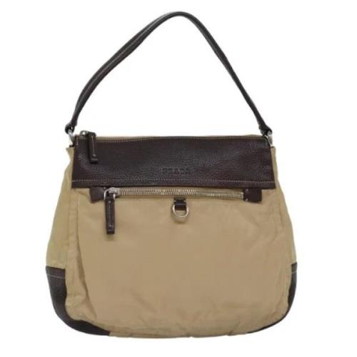 Pre-owned Nylon prada-bags Prada Vintage , Beige , Dames