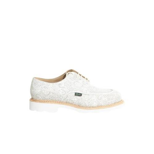 Laser Lace Leren Derbies Paraboot , White , Dames