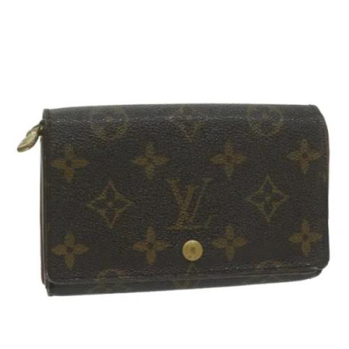 Pre-owned Canvas wallets Louis Vuitton Vintage , Brown , Dames