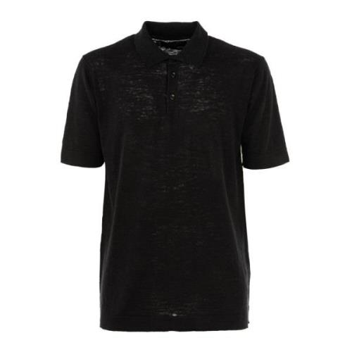 Heren Polo Zwart Zomer Klassiek Liu Jo , Black , Heren