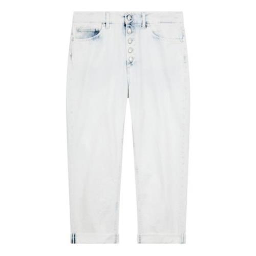 Stijlvolle Herenbroek Dondup , White , Dames