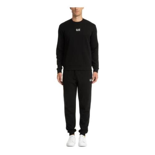 Effen Tracksuit met Elastische Taille en Zakken Emporio Armani EA7 , B...