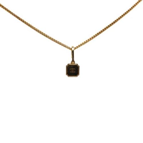 Pre-owned Yellow Gold necklaces Celine Vintage , Yellow , Dames