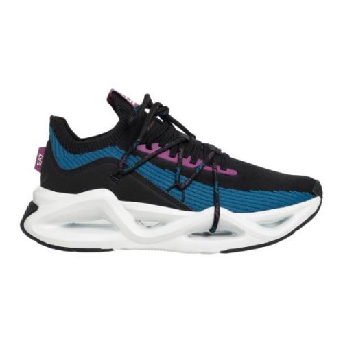 Multikleur Vetersluiting Sneakers Emporio Armani EA7 , Multicolor , He...