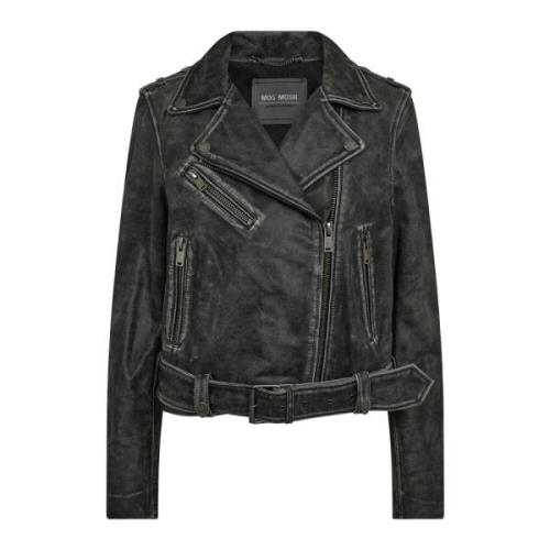 Stijlvolle Bikerjas Skind Phantom MOS Mosh , Black , Dames