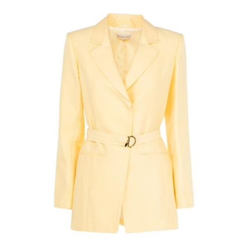 Elegante Gele Blazer met Riem Patrizia Pepe , Yellow , Dames