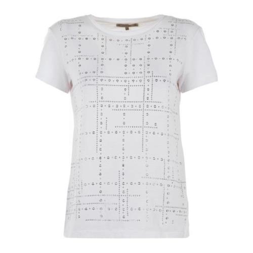 Damesmode T-Shirt Lange/Korte Mouw Patrizia Pepe , White , Dames