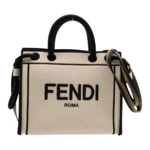 Pre-owned Canvas fendi-bags Fendi Vintage , Beige , Dames