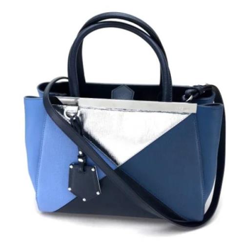 Pre-owned Leather fendi-bags Fendi Vintage , Blue , Dames