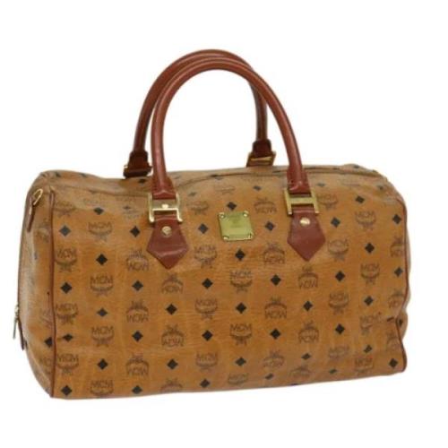 Pre-owned Leather travel-bags MCM Pre-owned , Brown , Dames