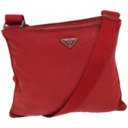 Pre-owned Nylon prada-bags Prada Vintage , Red , Dames