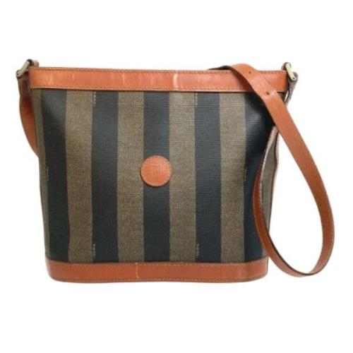 Pre-owned Leather fendi-bags Fendi Vintage , Brown , Dames