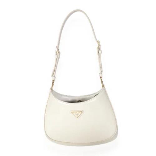 Pre-owned Leather prada-bags Prada Vintage , White , Dames