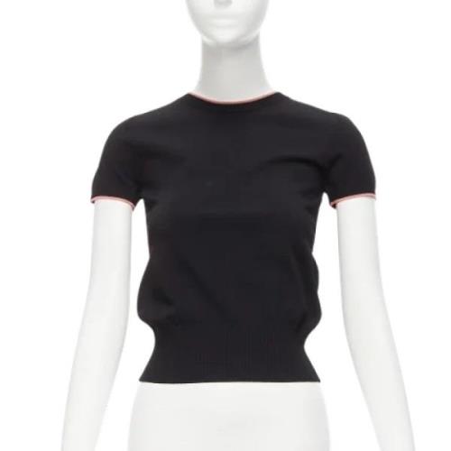 Pre-owned Fabric tops Valentino Vintage , Black , Dames