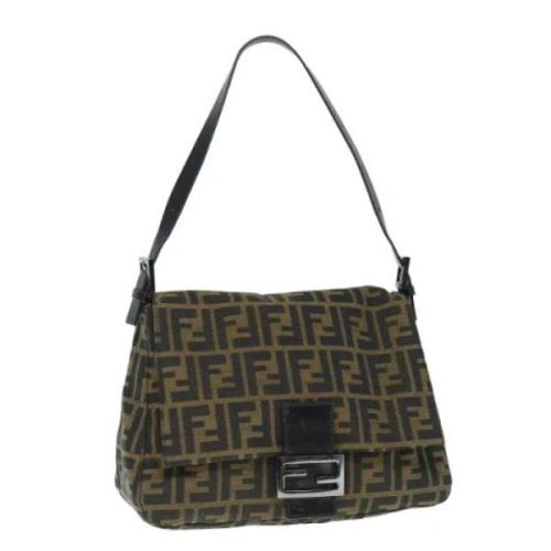 Pre-owned Canvas fendi-bags Fendi Vintage , Black , Dames