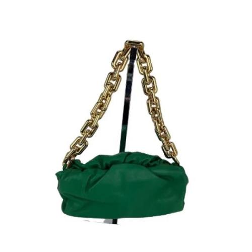 Pre-owned Leather handbags Bottega Veneta Vintage , Green , Dames