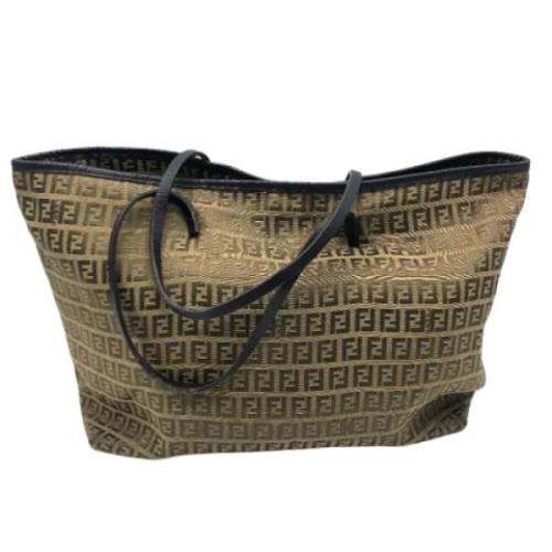 Pre-owned Canvas fendi-bags Fendi Vintage , Beige , Dames