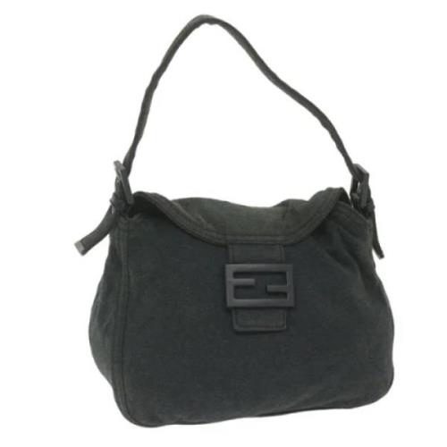 Pre-owned Cotton fendi-bags Fendi Vintage , Gray , Dames