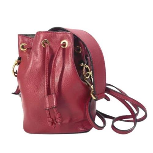 Pre-owned Leather fendi-bags Fendi Vintage , Red , Dames