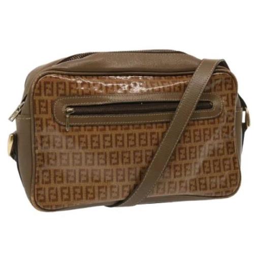 Pre-owned Canvas fendi-bags Fendi Vintage , Beige , Dames