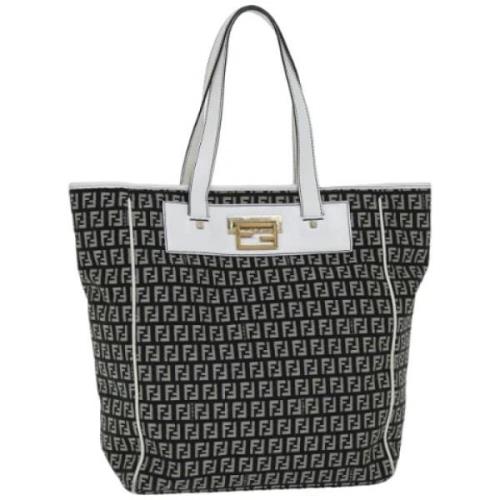 Pre-owned Canvas fendi-bags Fendi Vintage , Black , Dames