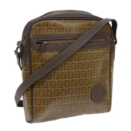 Pre-owned Canvas fendi-bags Fendi Vintage , Brown , Dames