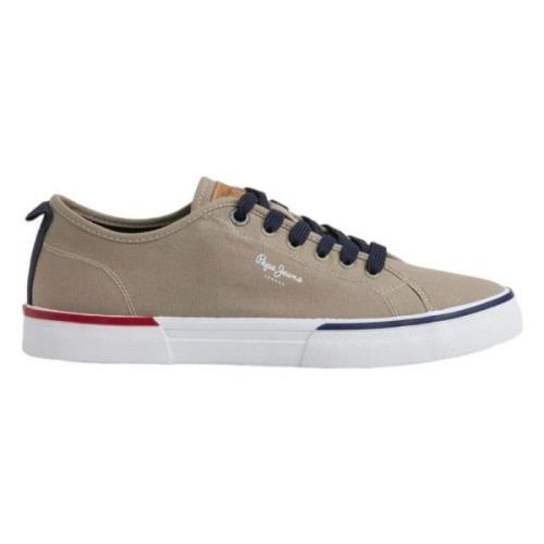 Kenton Smart Sneakers Pepe Jeans , Beige , Heren