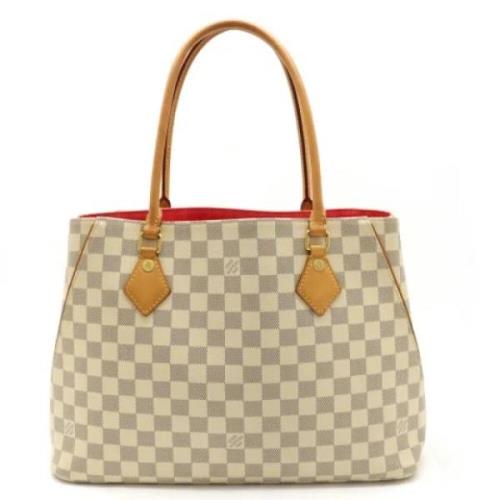 Pre-owned Canvas louis-vuitton-bags Louis Vuitton Vintage , Beige , Da...