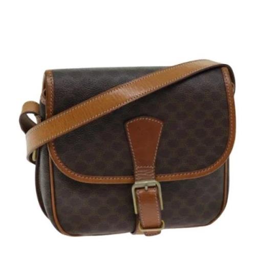 Pre-owned Canvas celine-bags Celine Vintage , Brown , Dames