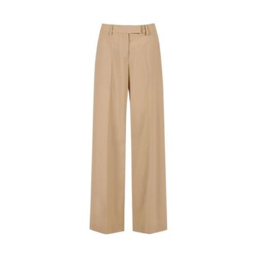 Lichte wol comfort fit chino broek Iceberg , Brown , Dames