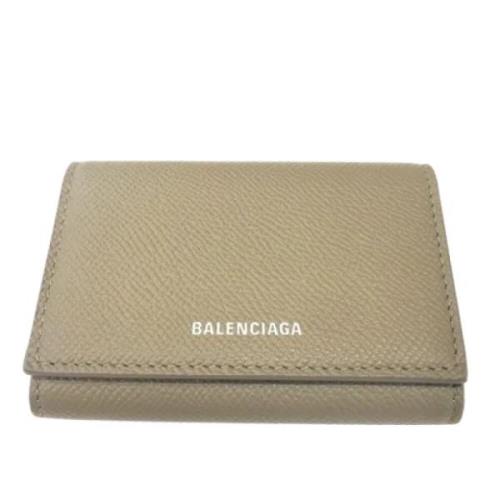 Pre-owned Leather wallets Balenciaga Vintage , Brown , Dames