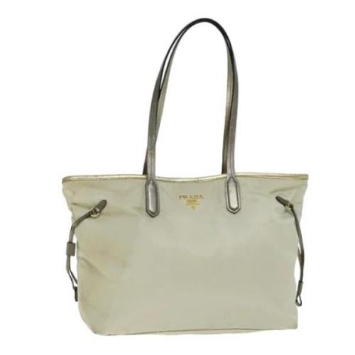 Pre-owned Nylon prada-bags Prada Vintage , White , Dames