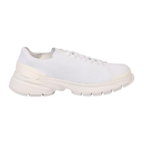 Luxe Comfortabele Witte Sneakers Neil Barrett , White , Heren